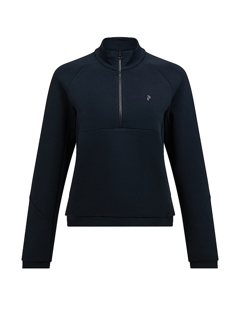 Peak Performance Damen Sweater Sportstech 1/2 Zip schwarz