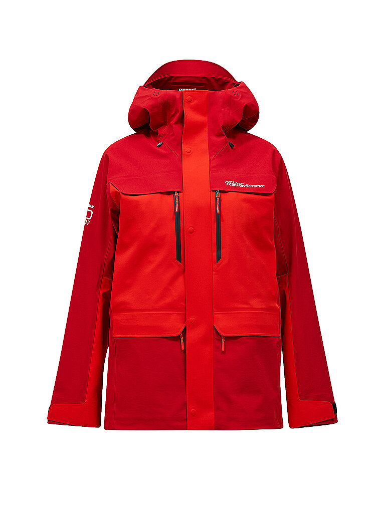 Peak Performance Damen Skijacke R&D Long Gore-Tex rot