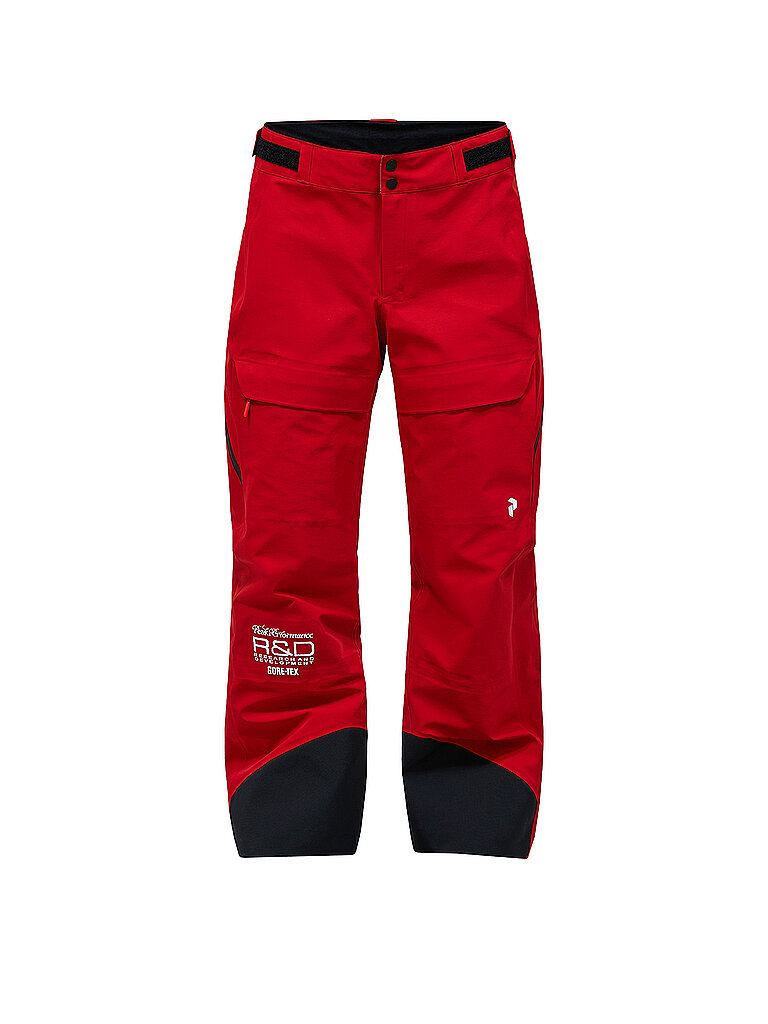Peak Performance Damen Skishose R&D Long Gore-Tex 3l rot