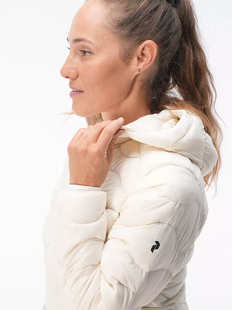 PEAK PERFORMANCE | Damen Freizeitjacke Helium Down Hoodie | weiss