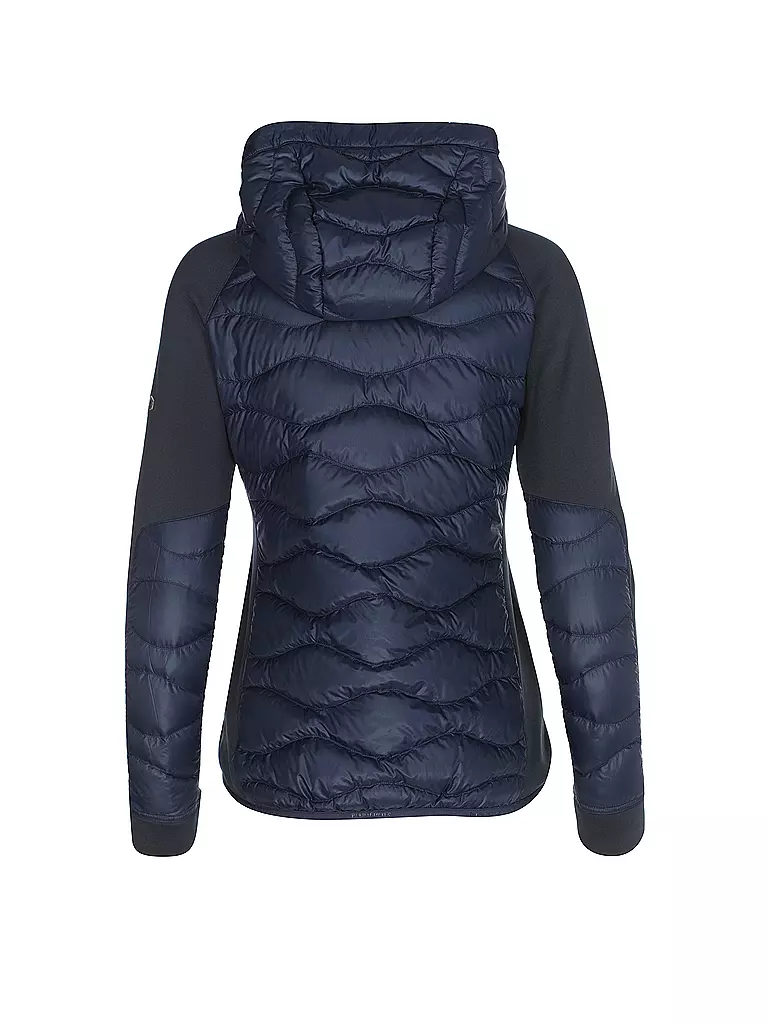 PEAK PERFORMANCE | Damen Freizeitjacke Helium Down Hybrid Hoodie | dunkelblau