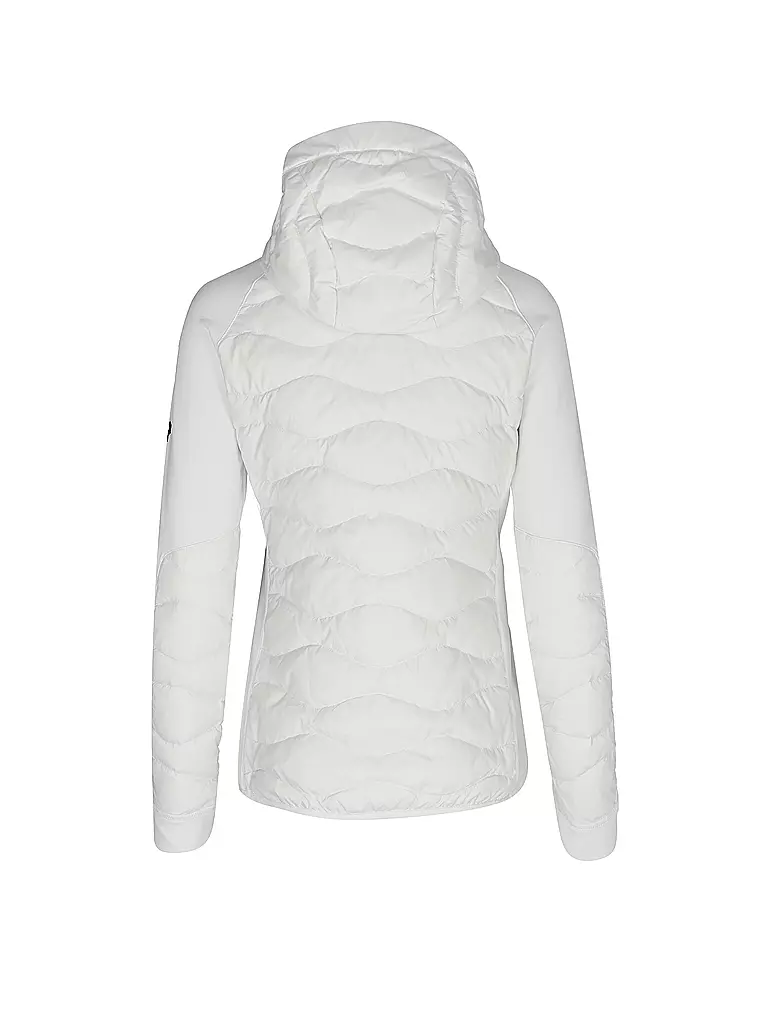 PEAK PERFORMANCE | Damen Freizeitjacke Helium Down Hybrid Hoodie | weiss