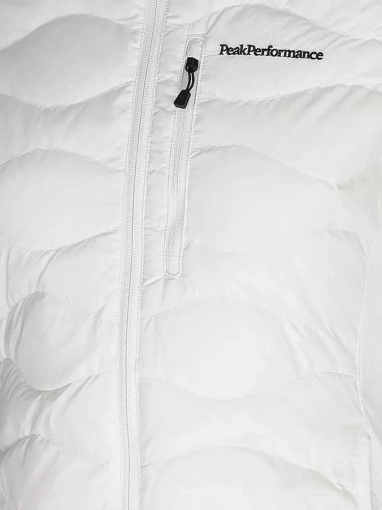 PEAK PERFORMANCE | Damen Freizeitjacke Helium Down Hybrid Hoodie | weiss