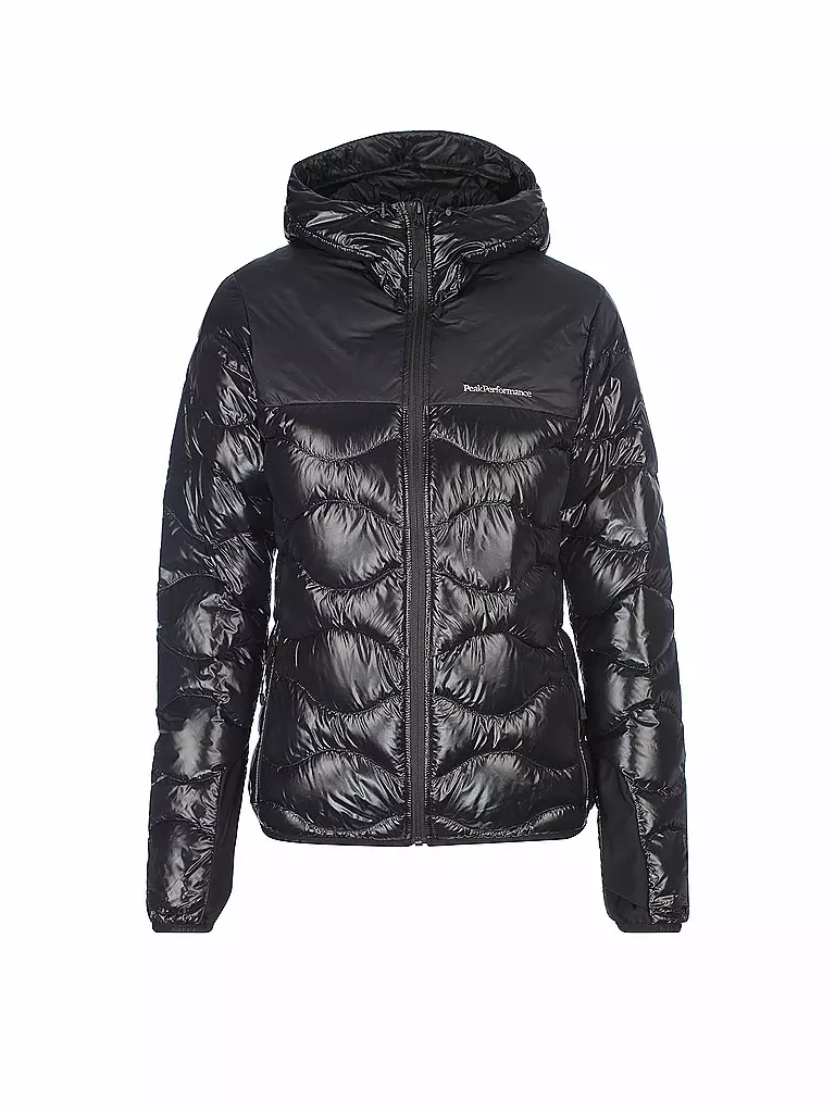 PEAK PERFORMANCE | Damen Freizeitjacke Helium Glacier Hoodie | schwarz