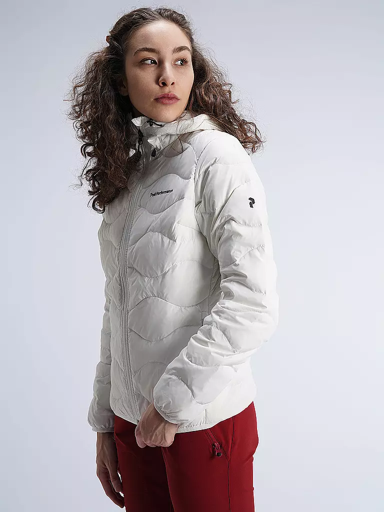 PEAK PERFORMANCE | Damen Jacke Helium Down Hoodie | weiss