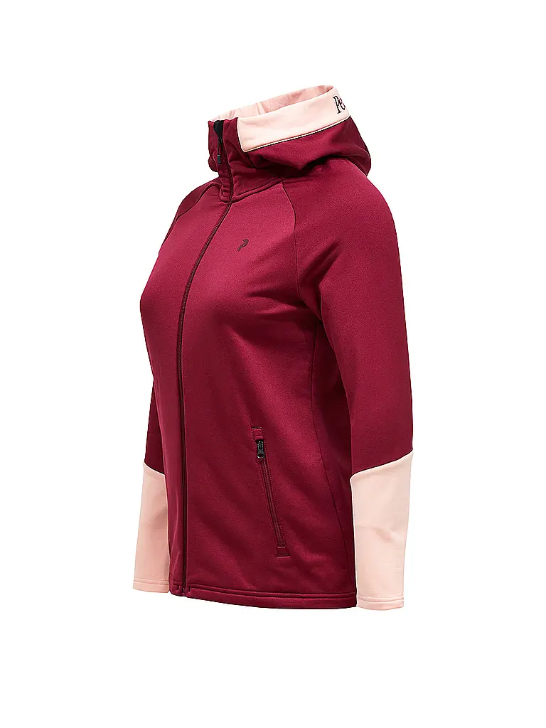 PEAK PERFORMANCE | Damen Kapuzenjacke Ride Essentials | beere