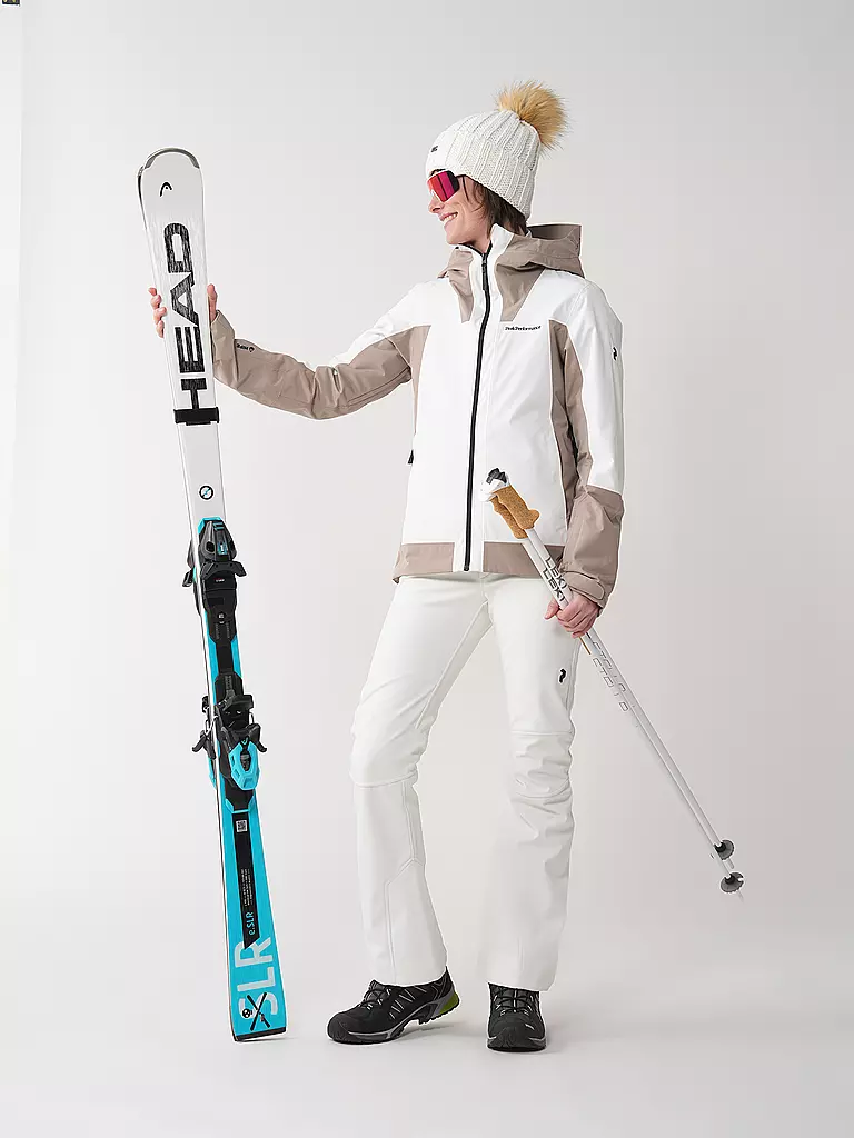 PEAK PERFORMANCE | Damen Skihose Softshell Stretch | creme