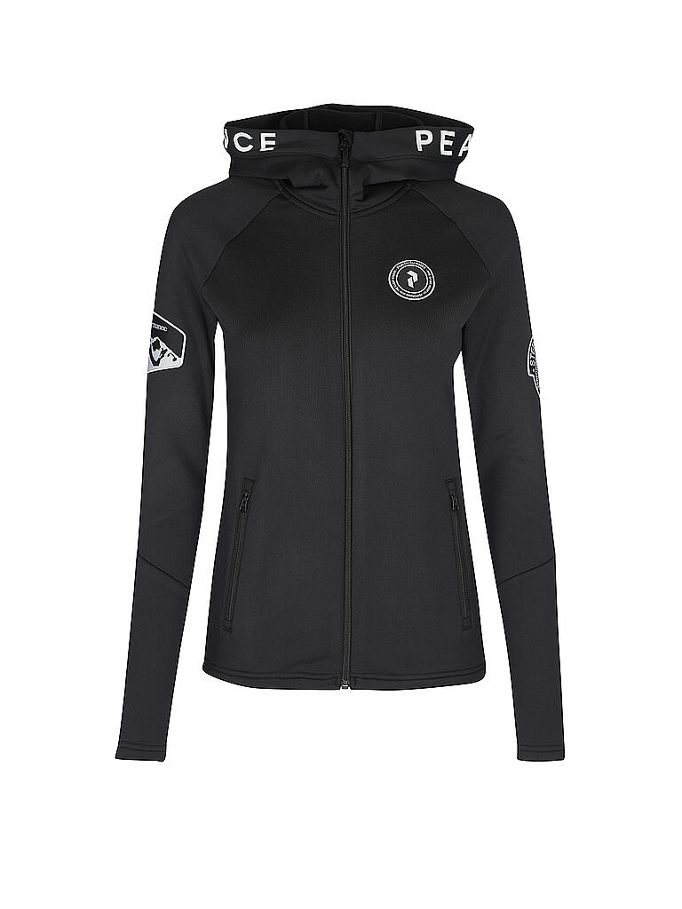 PEAK PERFORMANCE | Damen Unterziehweste mit Kapuze | schwarz