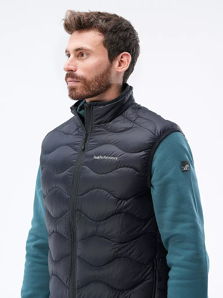 PEAK PERFORMANCE | Herren Daunenweste Helium | schwarz