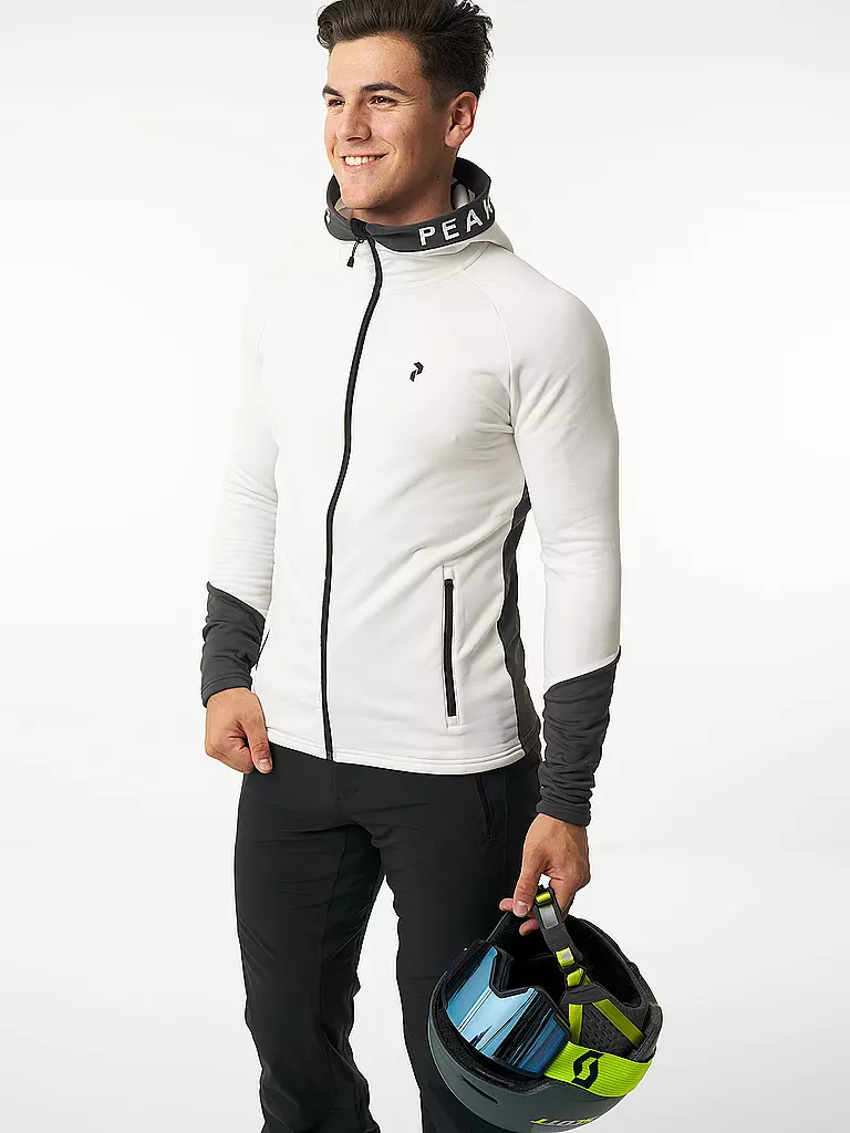 PEAK PERFORMANCE | Herren Jacke Rider Zip Hoodie | weiß