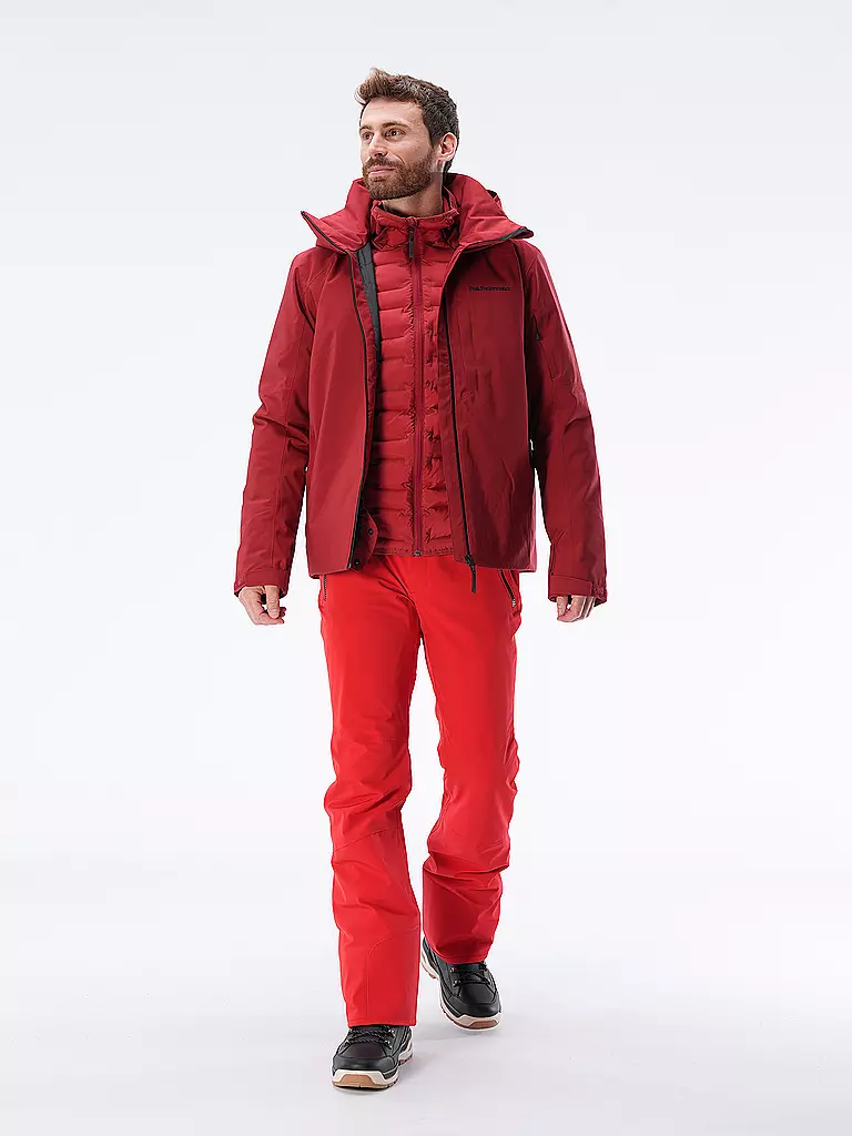 PEAK PERFORMANCE | Herren Skijacke Maroon | dunkelrot