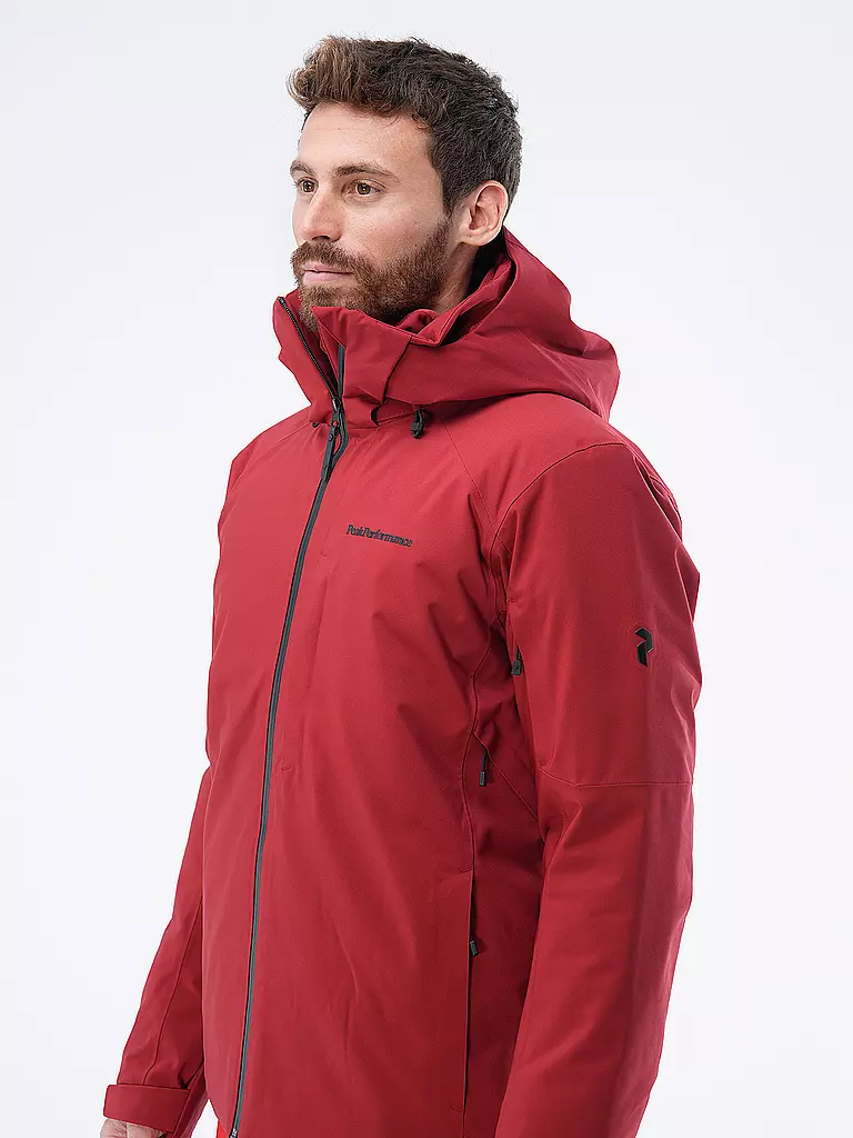 PEAK PERFORMANCE | Herren Skijacke Maroon | dunkelrot
