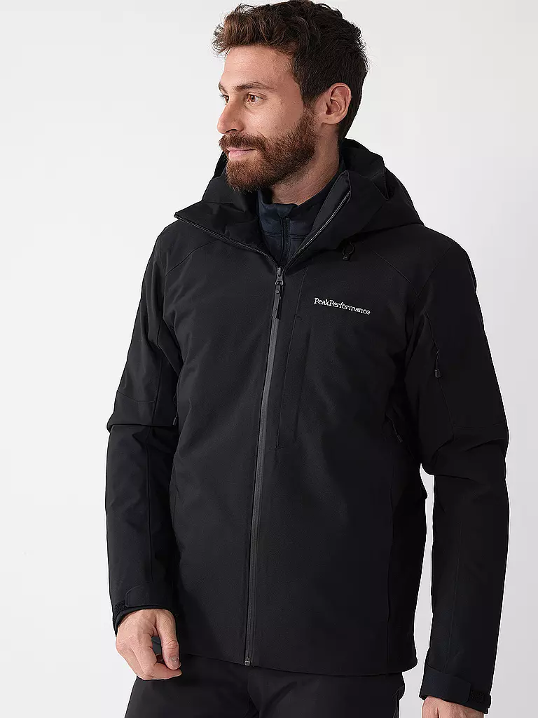 PEAK PERFORMANCE | Herren Skijacke Maroon | schwarz