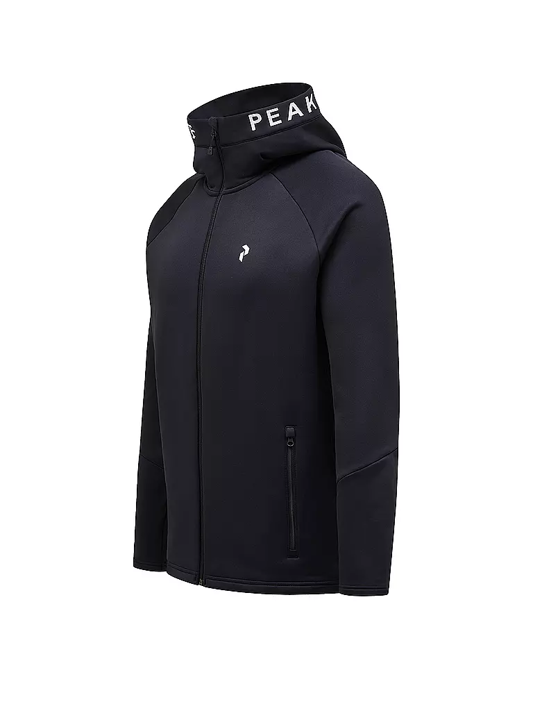 PEAK PERFORMANCE | Herren Unterziehjacke Rider Hoodie | schwarz
