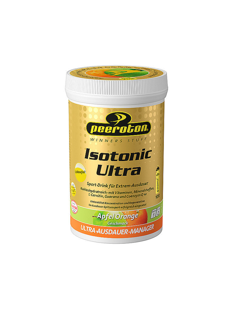 PEEROTON Isotonisches Getränkepulver Apfel/Orange 300g orange