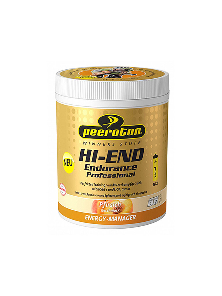 PEEROTON Hi-End Endurance Energy Drink Professional Pfirsich 600g Christoph Strasser - Special Edition bunt — Bild 2