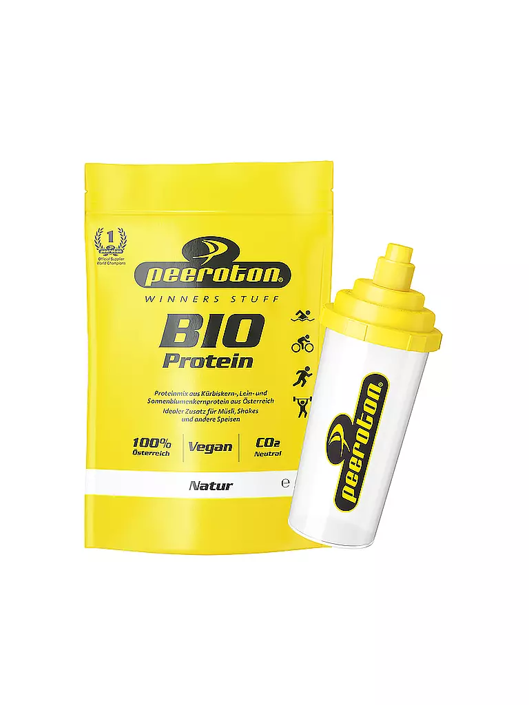 PEEROTON | BIO Vegan Protein Pulver Mix 500g Natur | bunt