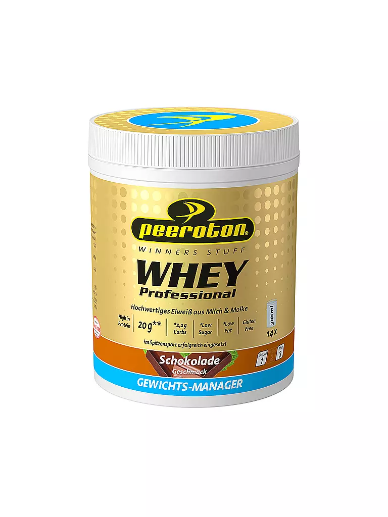 PEEROTON | Eiweißpulver WHEY Professional Shake Schokolade 350g | bunt