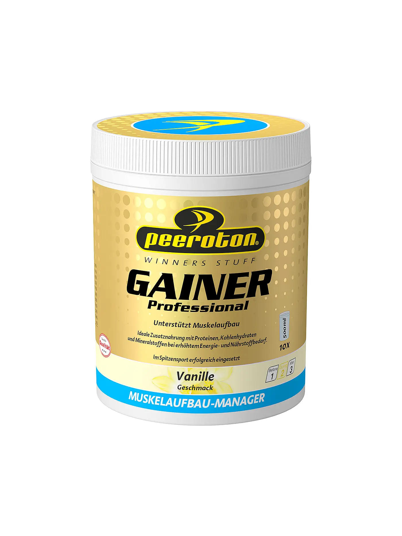 PEEROTON | GAINER Professional myprotein Shake Vanille 600g | bunt
