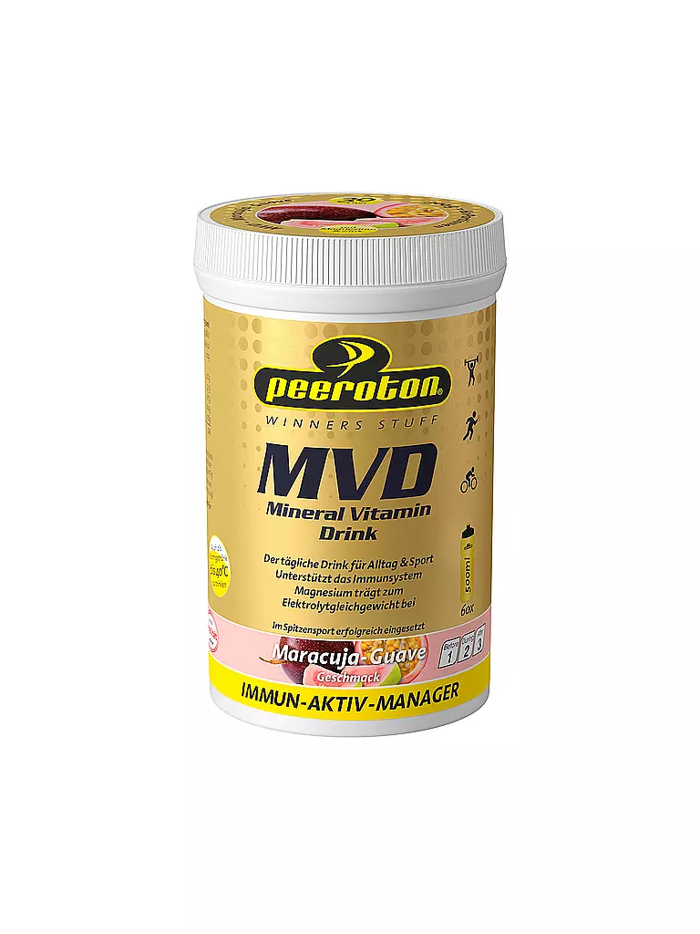 PEEROTON | Getränkepulver MVD Maracuja/Guave 300g | gold