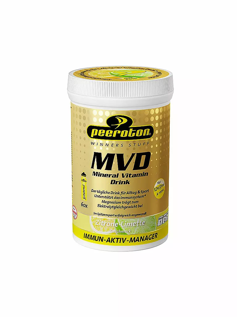 PEEROTON | Getränkepulver MVD Zitrone/Limette 300g | bunt