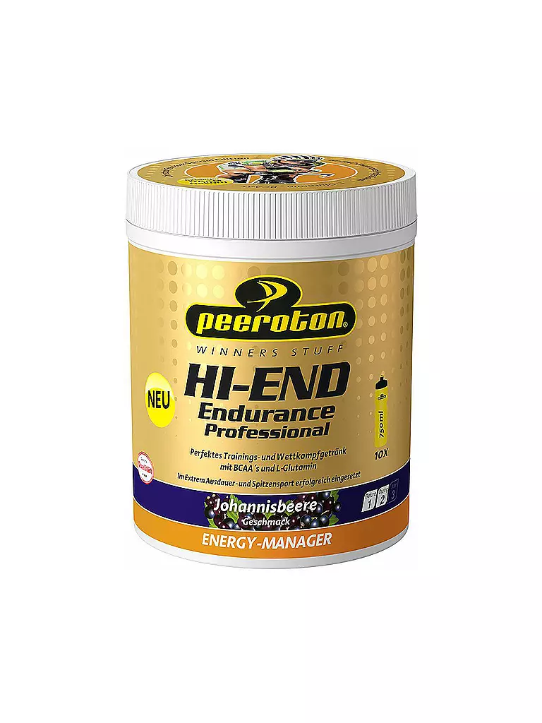 PEEROTON | HI-END Endurance Energy Drink Professional Johannisbeere 600g Christoph Strasser | bunt