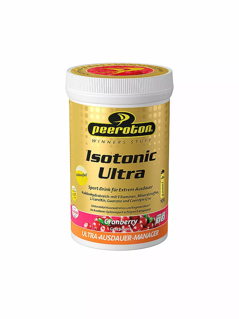 PEEROTON | Isotonisches Getränkepulver Cranberry 300g | bunt