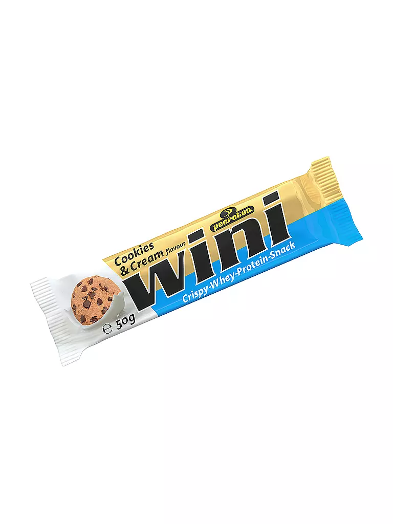 PEEROTON | Proteinriegel WINI Crispy-WHEY Cookies&Cream 50g | bunt