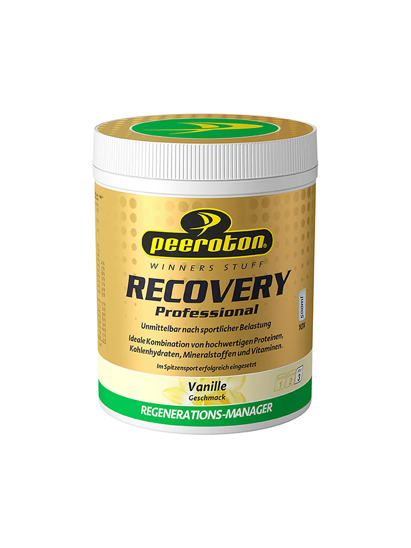 PEEROTON | Recovery Shake Vanille 540g | bunt