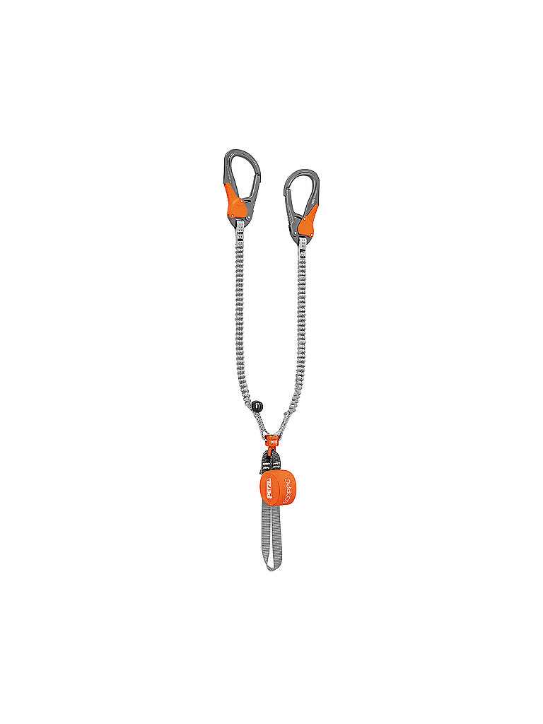 PETZL Klettersteigset Scorpio Eashook SW grau