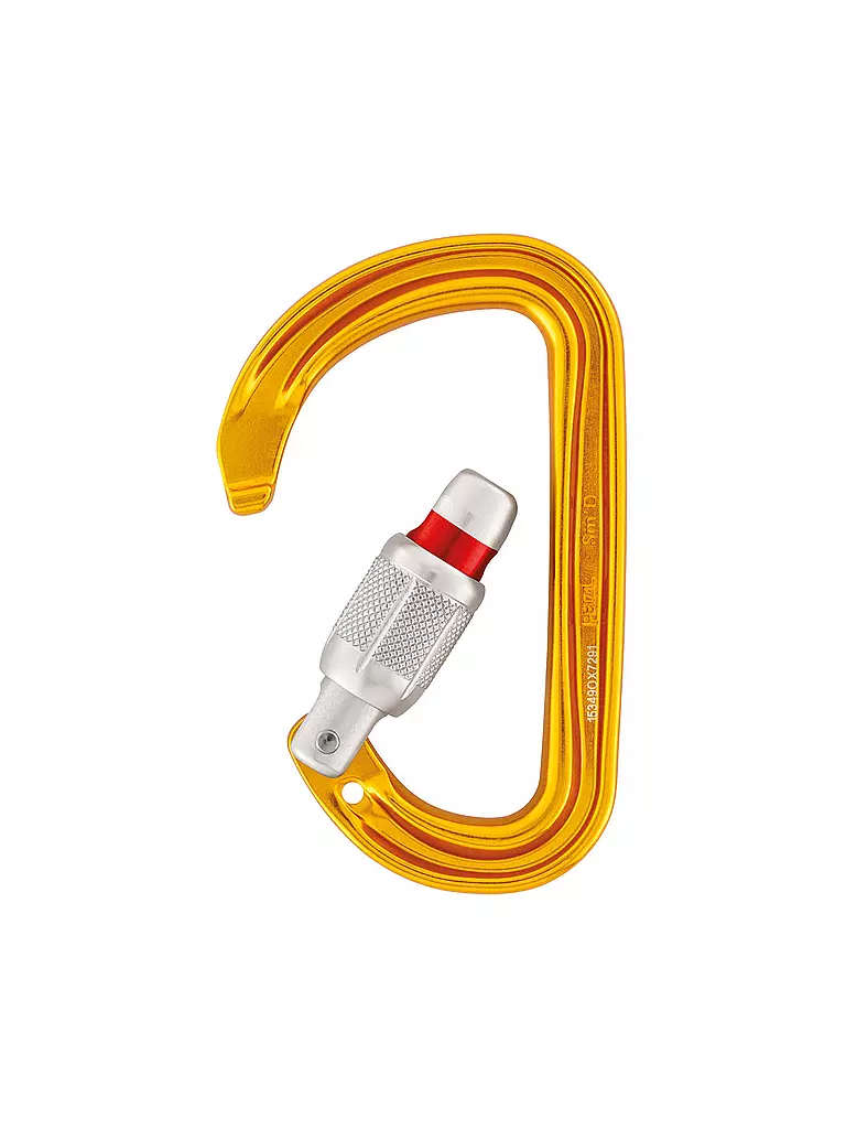 PETZL | Karabiner Sm'D Twist Lock | gelb