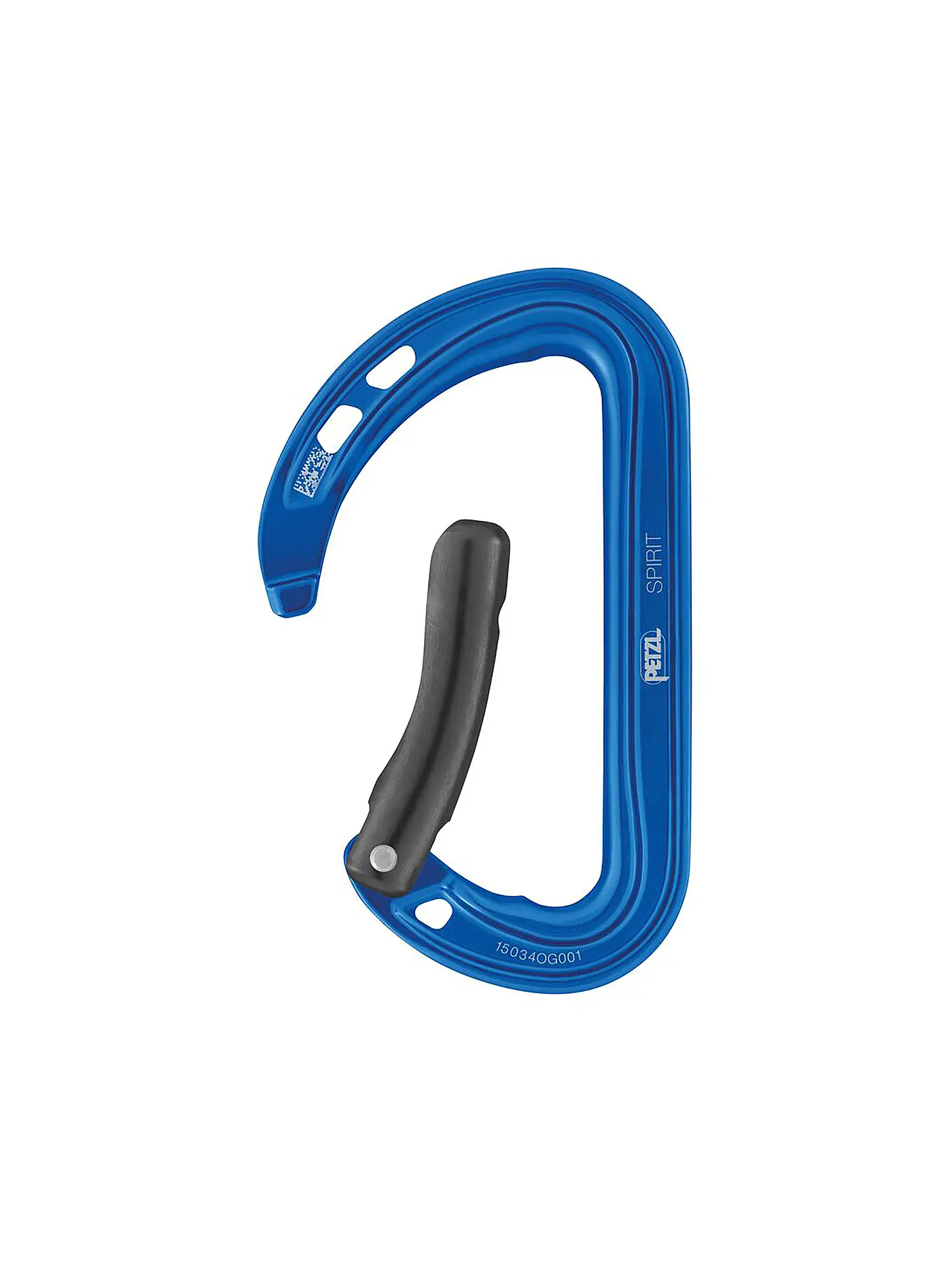 PETZL | Karabiner Spirit Gebogener Schnapper | blau