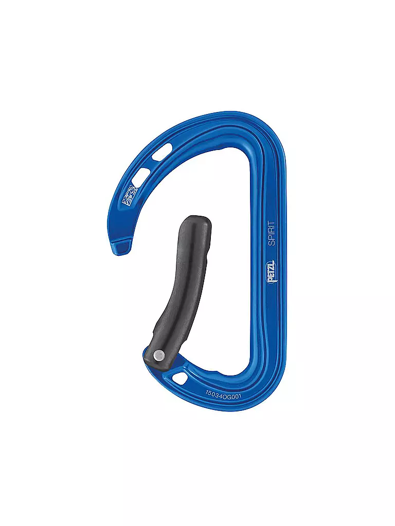 PETZL | Karabiner Spirit Gebogener Schnapper | blau