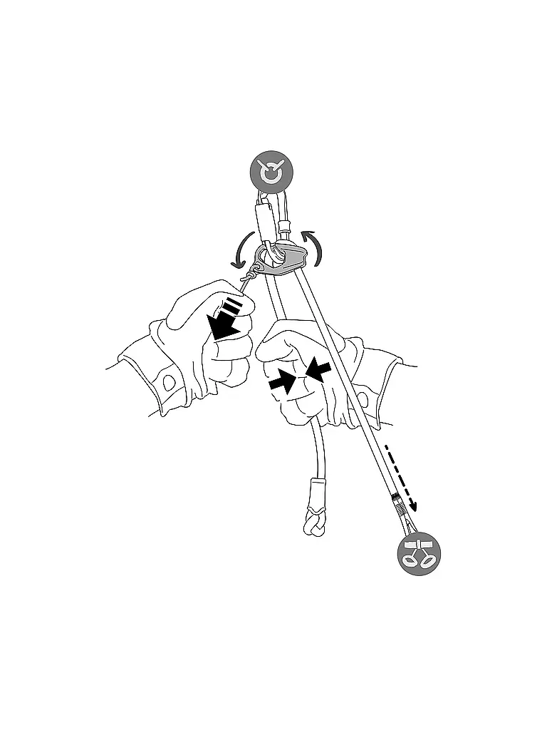 PETZL | Kletterseil Connect Adjust | orange