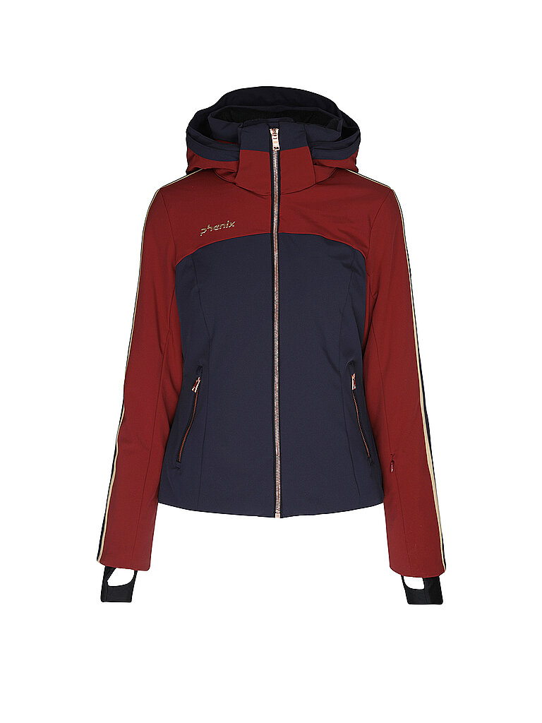 Phenix Damen Skijacke dunkelrot