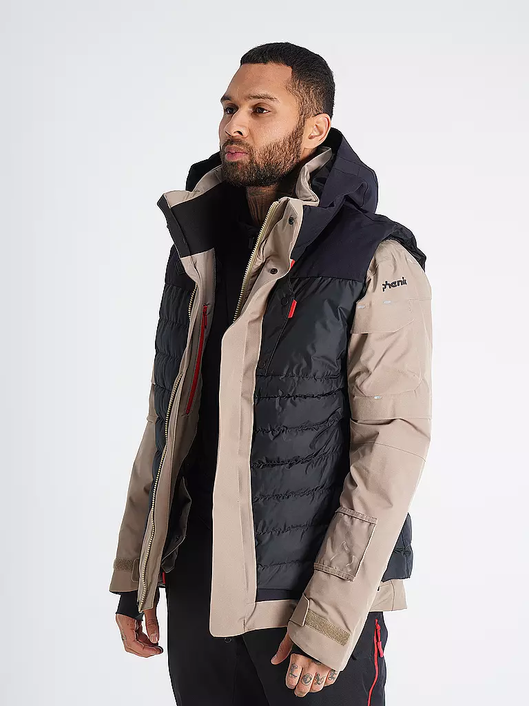 PHENIX | Herren Skijacke mit Weste | camel