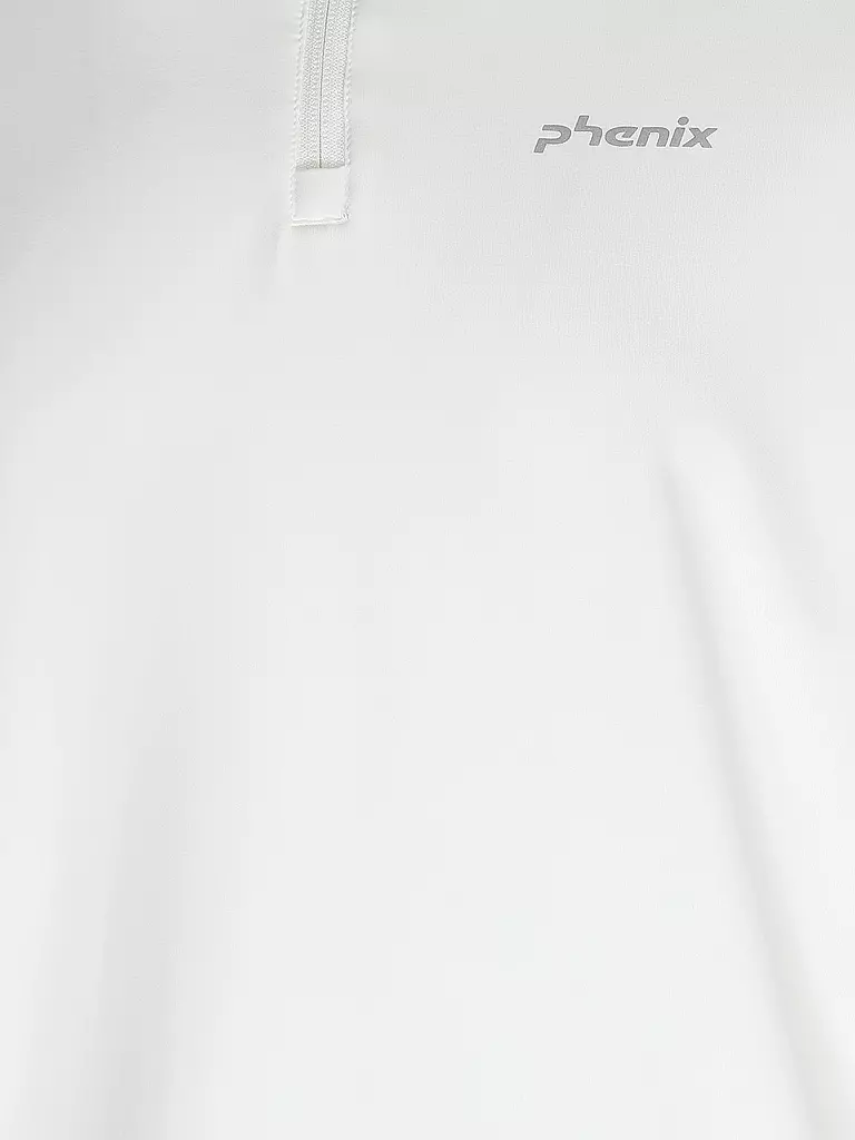 PHENIX | Herren Unterzieh Zipshirt T-Neck | weiss