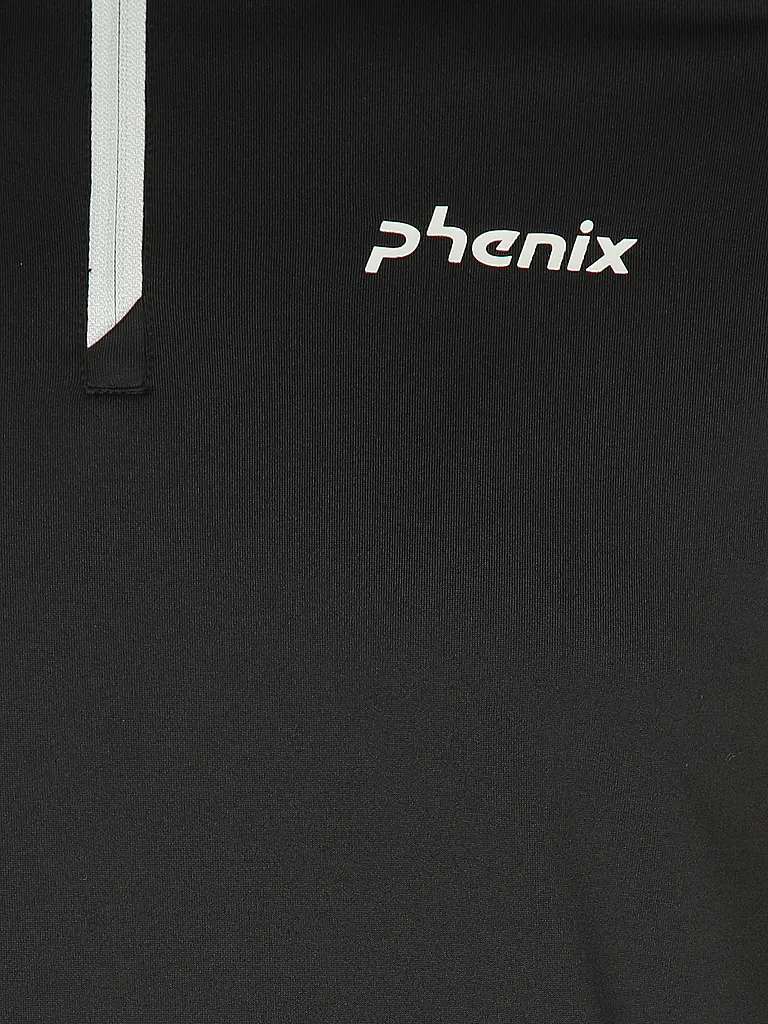 PHENIX | Herren Unterzieh Zipshirt | schwarz