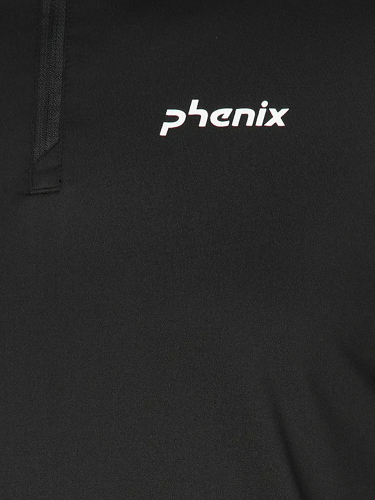PHENIX | Herren Unterzieh Zipshirt | schwarz
