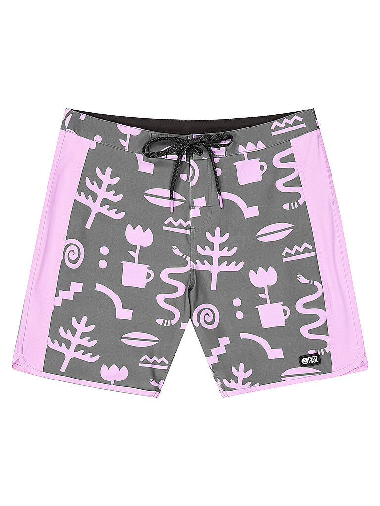 PICTURE Herren Boardshort Andy 17 Printed rosa | 36