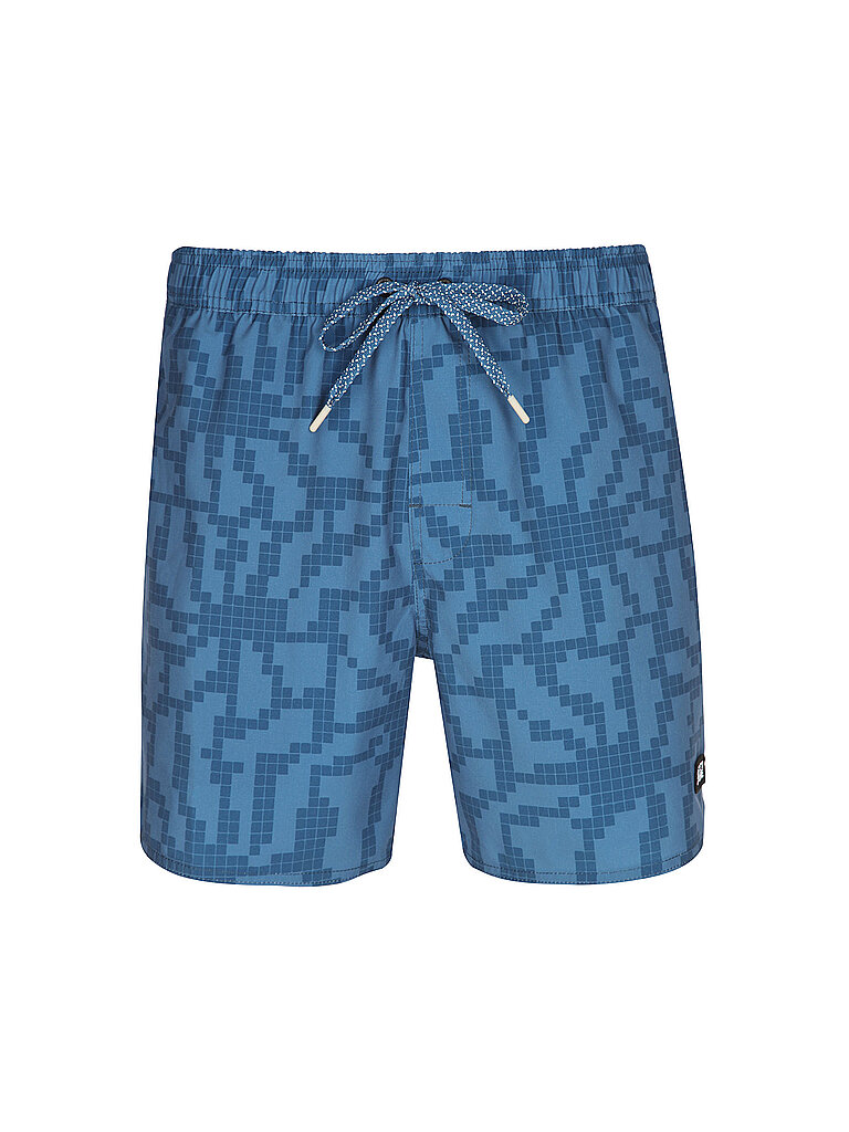 PICTURE Herren Badeshorts Piau 15 Printed blau | S