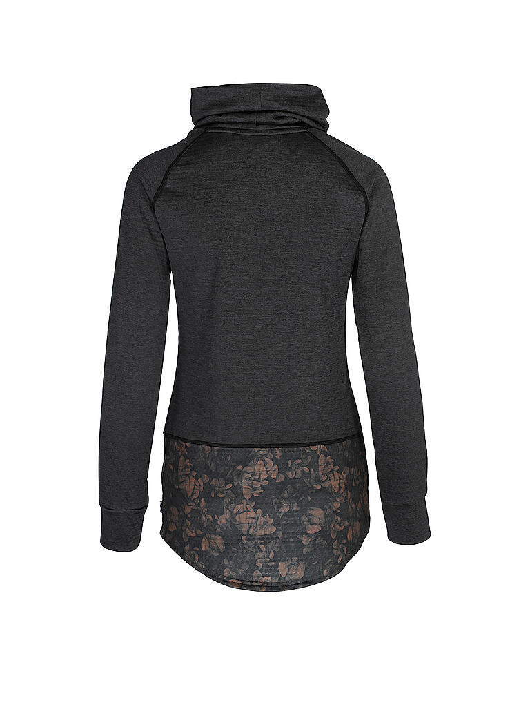PICTURE | Damen Fleece Unterzieher Blossom Grid | schwarz