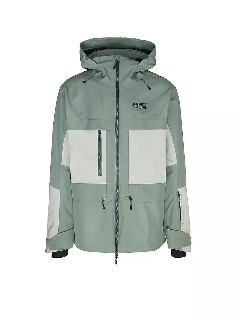 PICTURE | Herren Skijacke Dugnad Hoodie | hellgrün