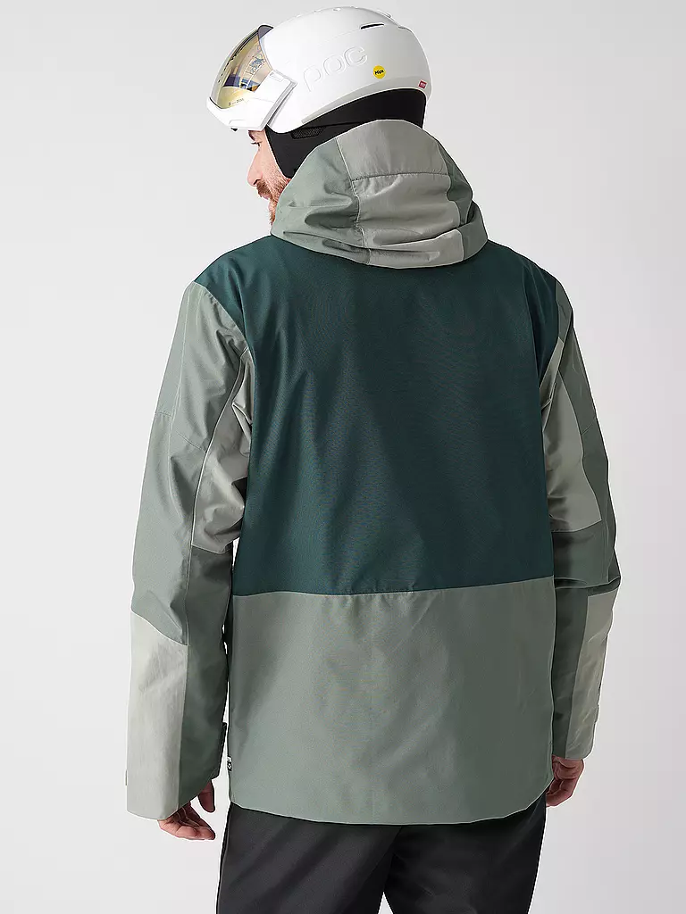 PICTURE | Herren Skijacke Dugnad Hoodie | hellgrün