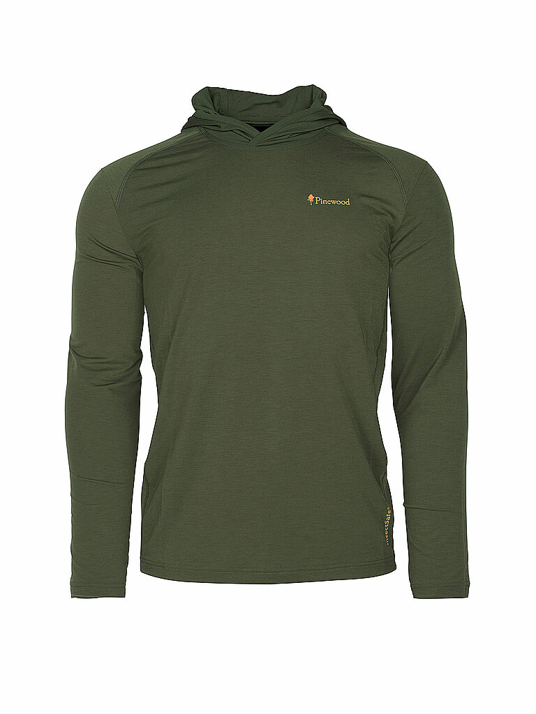 PINEWOOD Herren Funktionssweater Insect Safe Hoodie olive | M — Bild 2