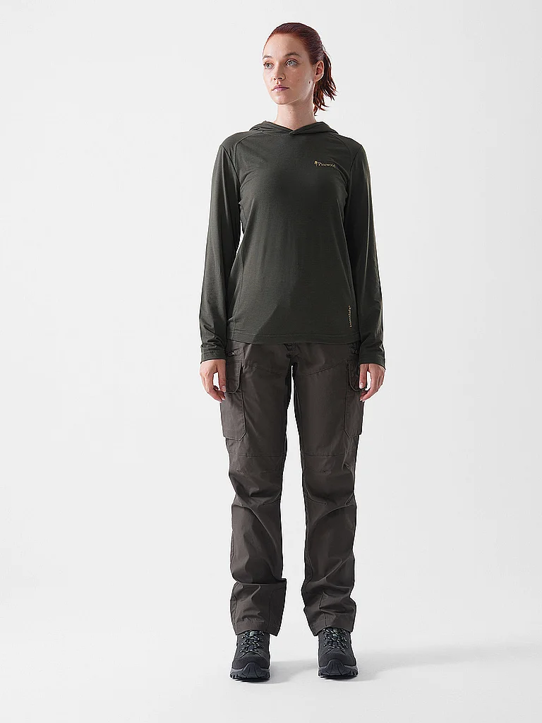 PINEWOOD Damen Funktionssweater Insect Safe olive | S — Bild 3