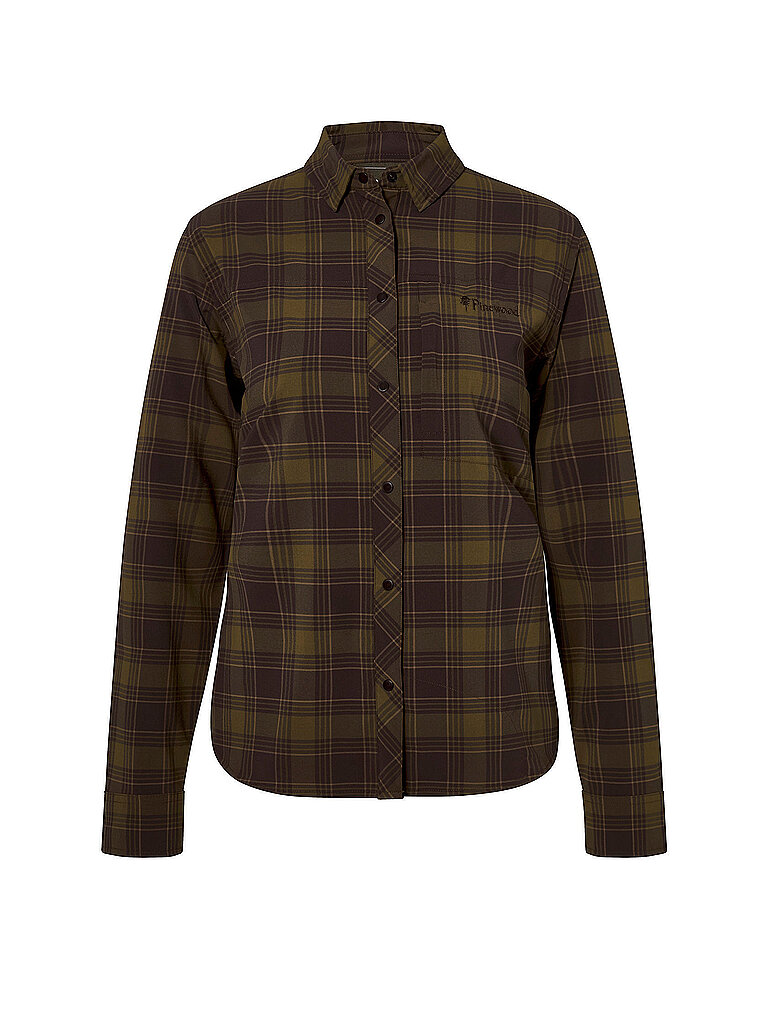PINEWOOD Damen Bluse Abisko Trekking InsectSafe olive | S