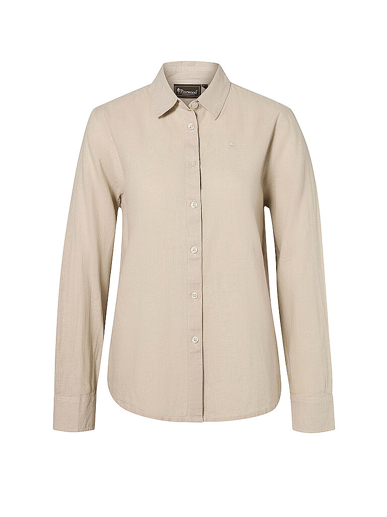 PINEWOOD Damen Bluse Värnamo InsectSafe  Hanf Mix beige | XXL