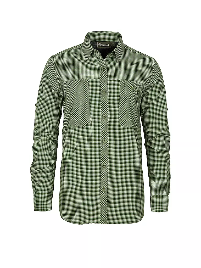 PINEWOOD | Damen Bluse Insectsafe | dunkelgrün