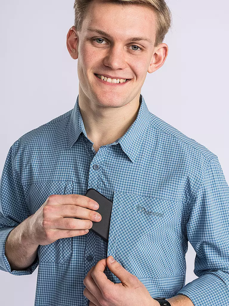 PINEWOOD | Herren Hemd Insectsafe | dunkelgrün